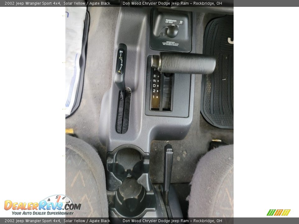 2002 Jeep Wrangler Sport 4x4 Solar Yellow / Agate Black Photo #17