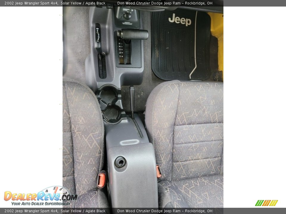 2002 Jeep Wrangler Sport 4x4 Solar Yellow / Agate Black Photo #18