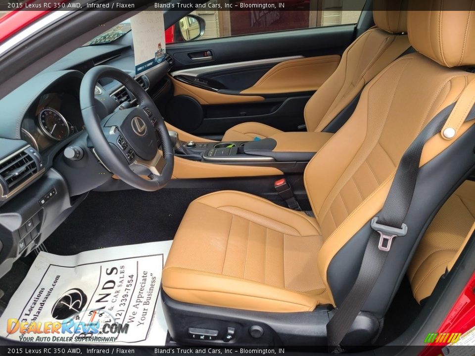 Front Seat of 2015 Lexus RC 350 AWD Photo #5