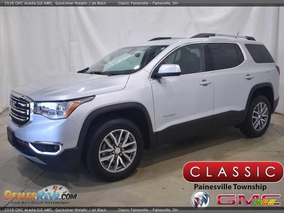 2018 GMC Acadia SLE AWD Quicksilver Metallic / Jet Black Photo #1