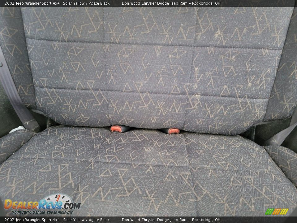 2002 Jeep Wrangler Sport 4x4 Solar Yellow / Agate Black Photo #19