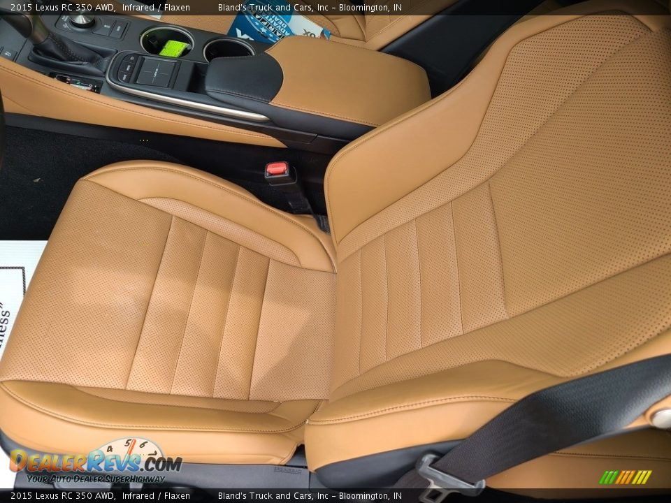 Front Seat of 2015 Lexus RC 350 AWD Photo #7