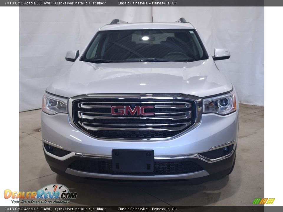 2018 GMC Acadia SLE AWD Quicksilver Metallic / Jet Black Photo #4