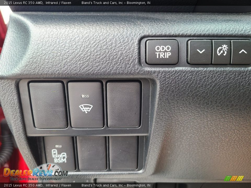 2015 Lexus RC 350 AWD Infrared / Flaxen Photo #9