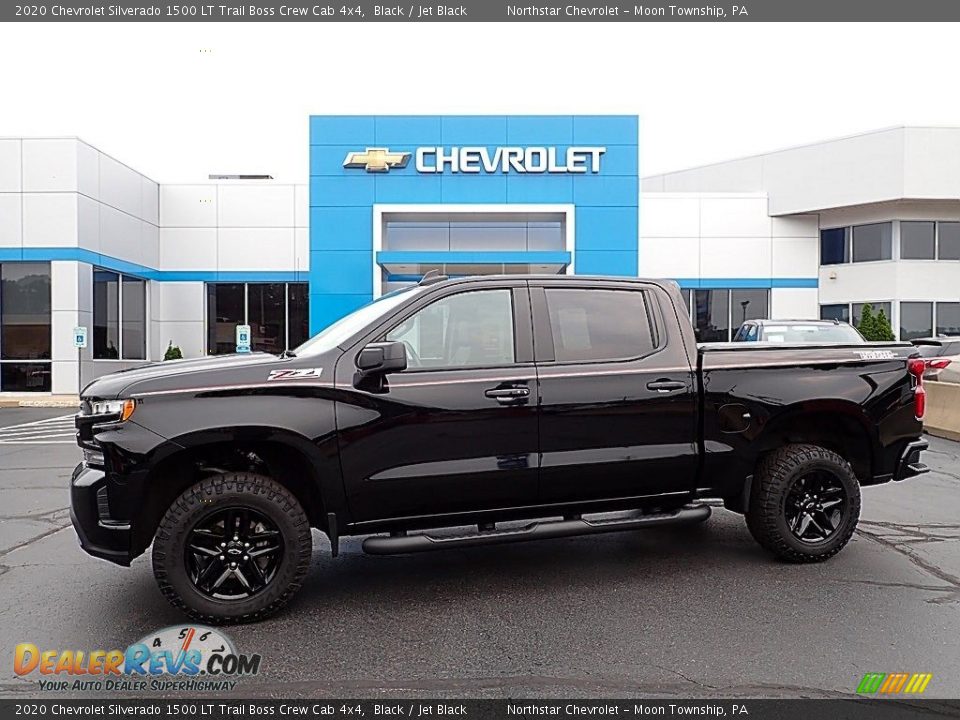 Black 2020 Chevrolet Silverado 1500 LT Trail Boss Crew Cab 4x4 Photo #1