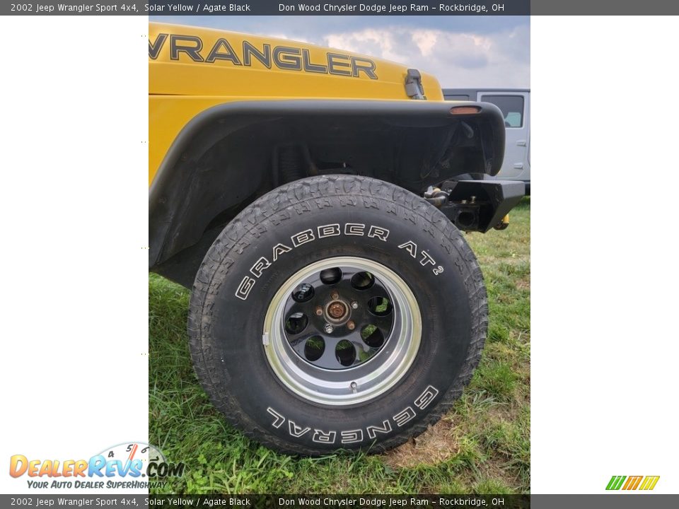 2002 Jeep Wrangler Sport 4x4 Solar Yellow / Agate Black Photo #24