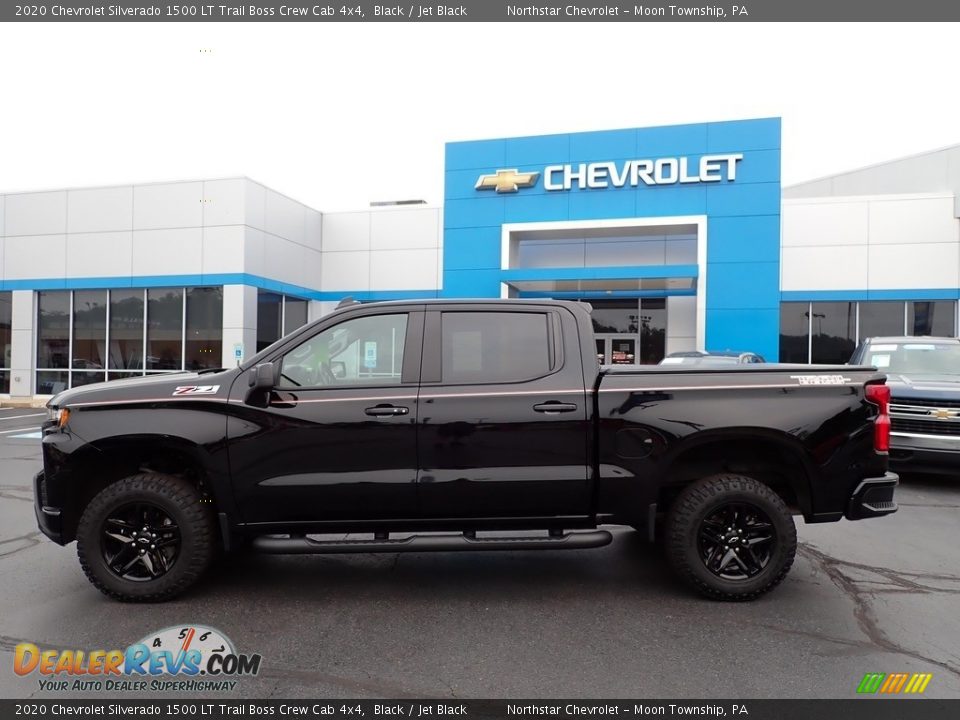 2020 Chevrolet Silverado 1500 LT Trail Boss Crew Cab 4x4 Black / Jet Black Photo #3