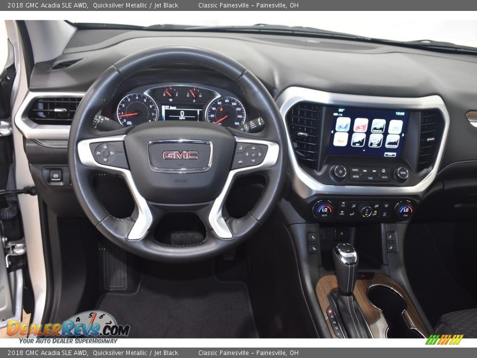 2018 GMC Acadia SLE AWD Quicksilver Metallic / Jet Black Photo #13