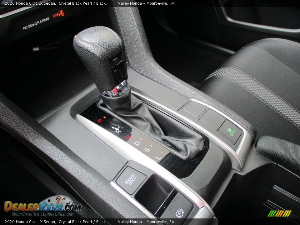 2020 Honda Civic LX Sedan Crystal Black Pearl / Black Photo #18