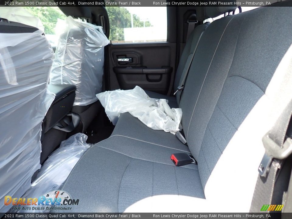 2021 Ram 1500 Classic Quad Cab 4x4 Diamond Black Crystal Pearl / Black Photo #11