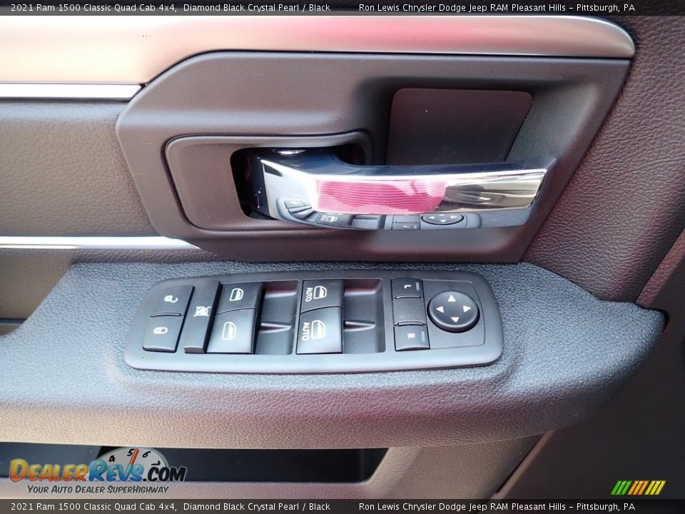 2021 Ram 1500 Classic Quad Cab 4x4 Diamond Black Crystal Pearl / Black Photo #14