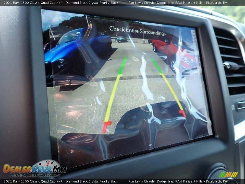 2021 Ram 1500 Classic Quad Cab 4x4 Diamond Black Crystal Pearl / Black Photo #19