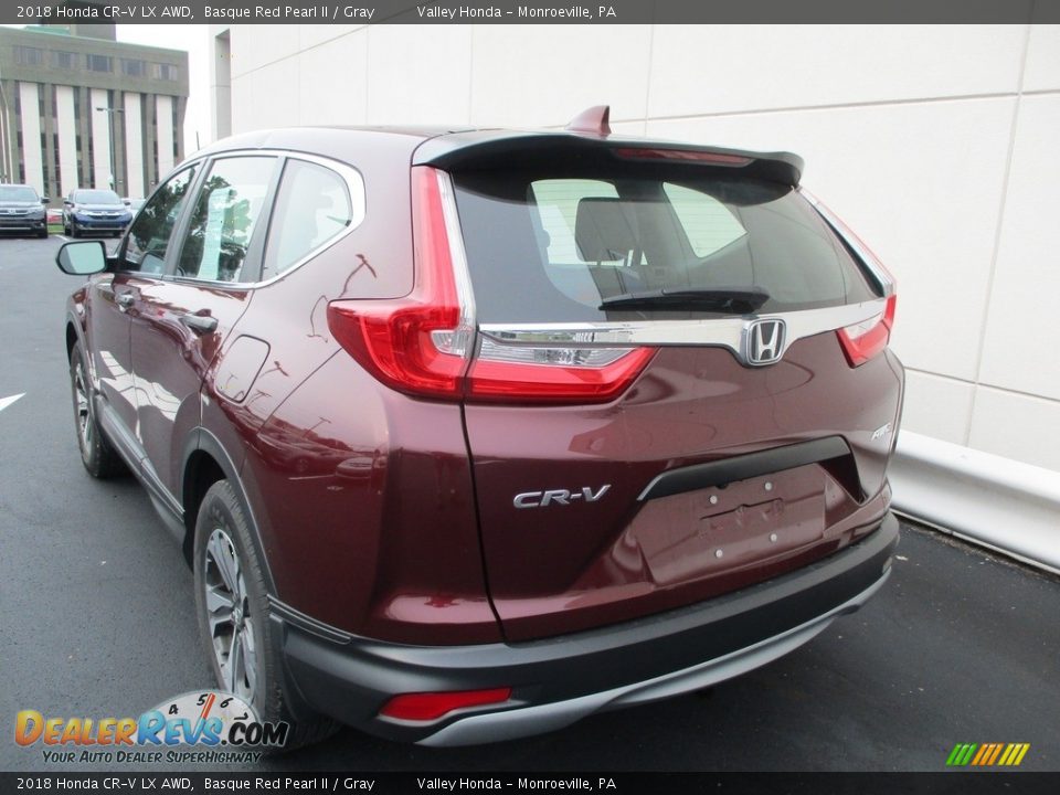 2018 Honda CR-V LX AWD Basque Red Pearl II / Gray Photo #3