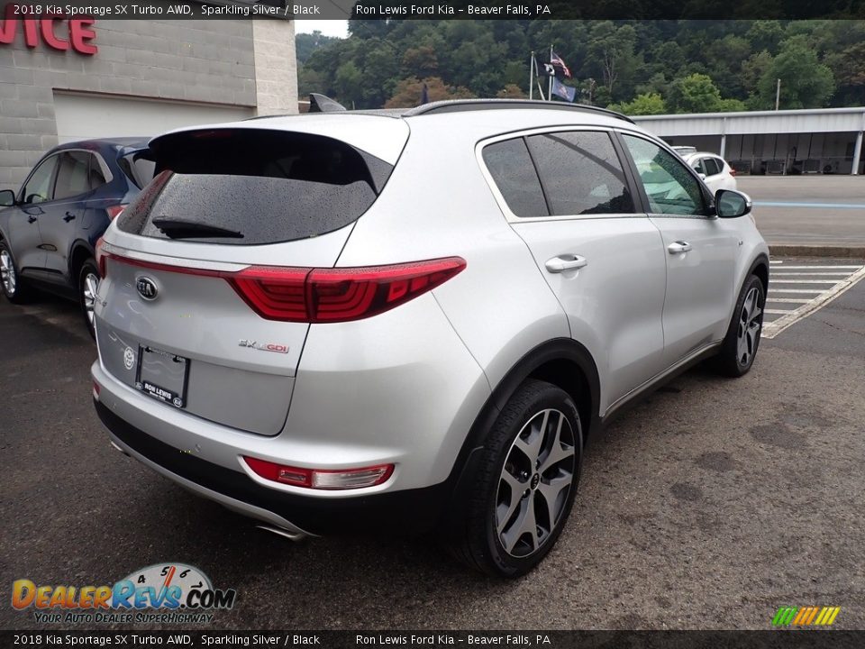2018 Kia Sportage SX Turbo AWD Sparkling Silver / Black Photo #2