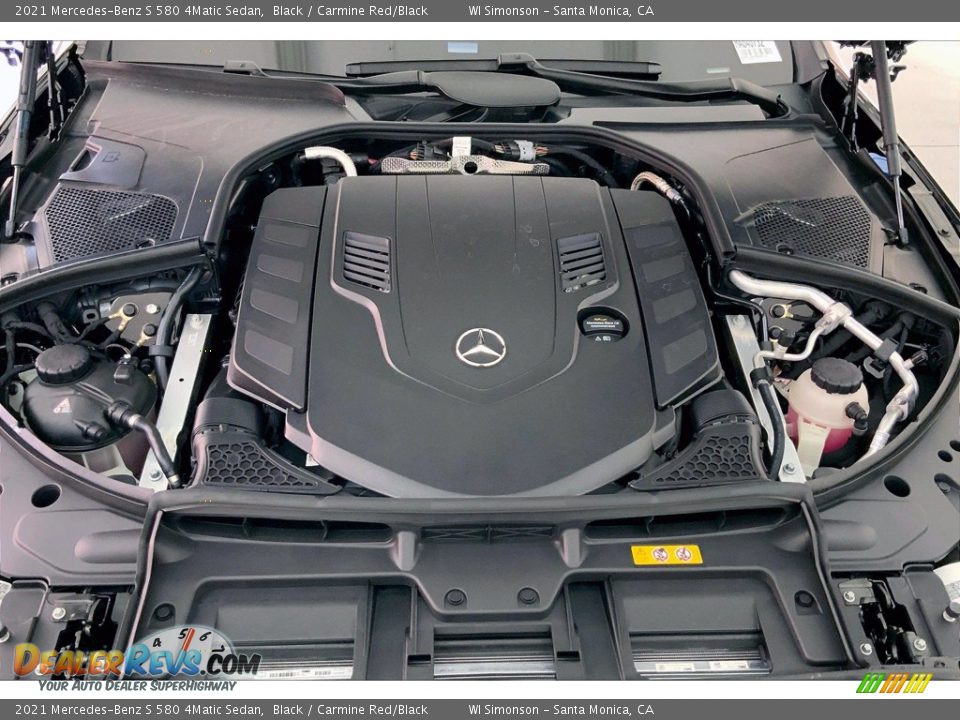 2021 Mercedes-Benz S 580 4Matic Sedan 4.0 Liter DI biturbo DOHC 32-Valve VVT V8 Engine Photo #9