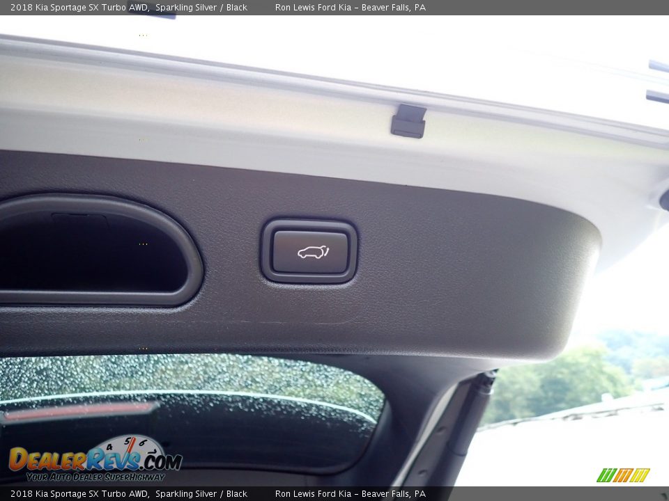 2018 Kia Sportage SX Turbo AWD Sparkling Silver / Black Photo #9