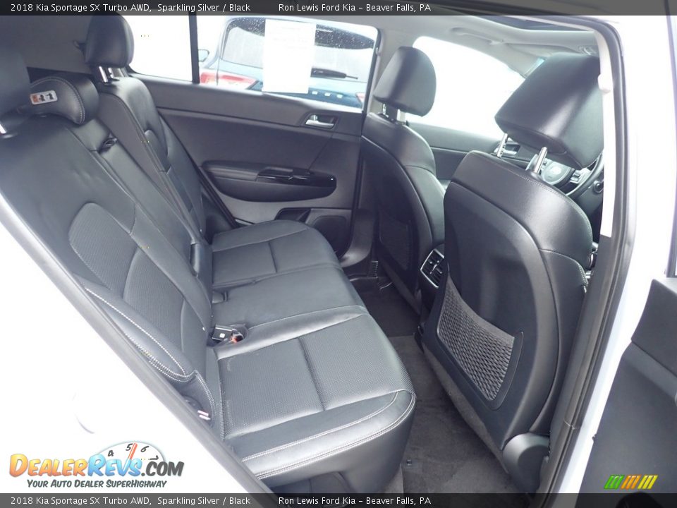 2018 Kia Sportage SX Turbo AWD Sparkling Silver / Black Photo #11