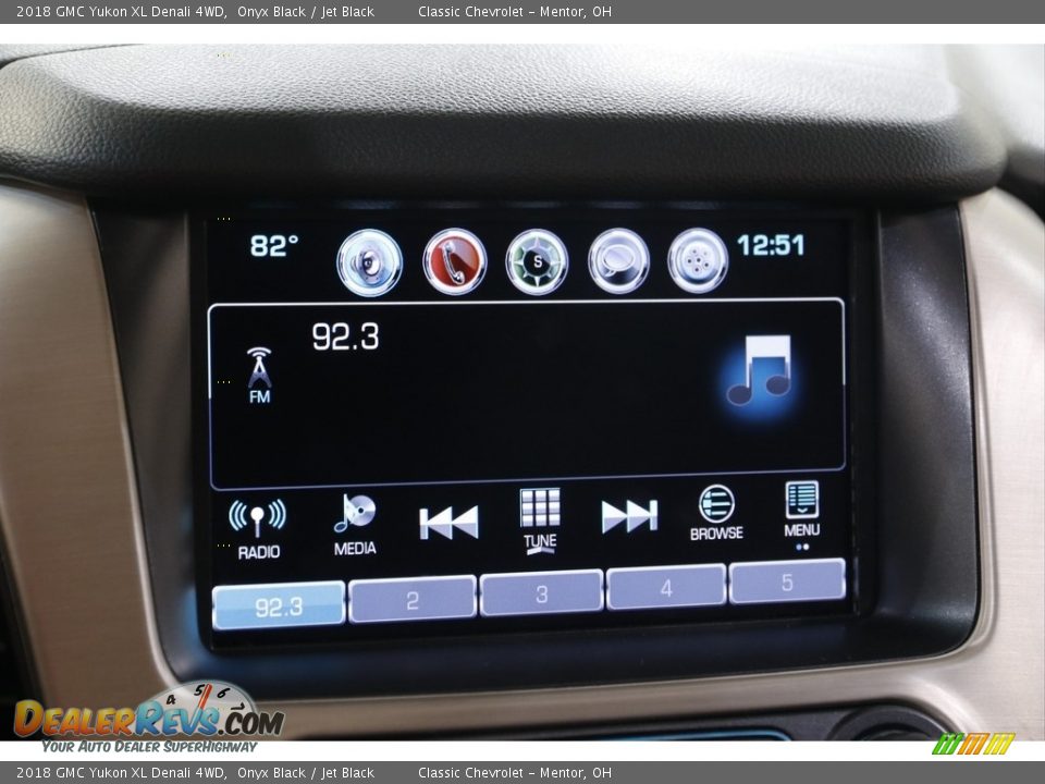 2018 GMC Yukon XL Denali 4WD Onyx Black / Jet Black Photo #13
