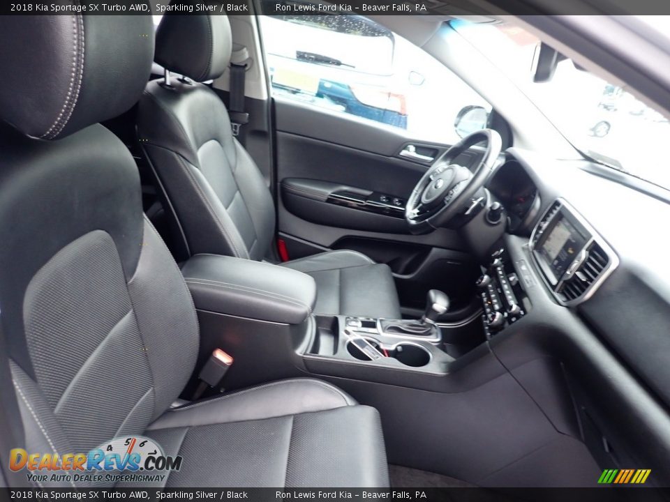 Front Seat of 2018 Kia Sportage SX Turbo AWD Photo #12