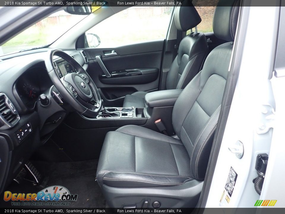 Front Seat of 2018 Kia Sportage SX Turbo AWD Photo #15