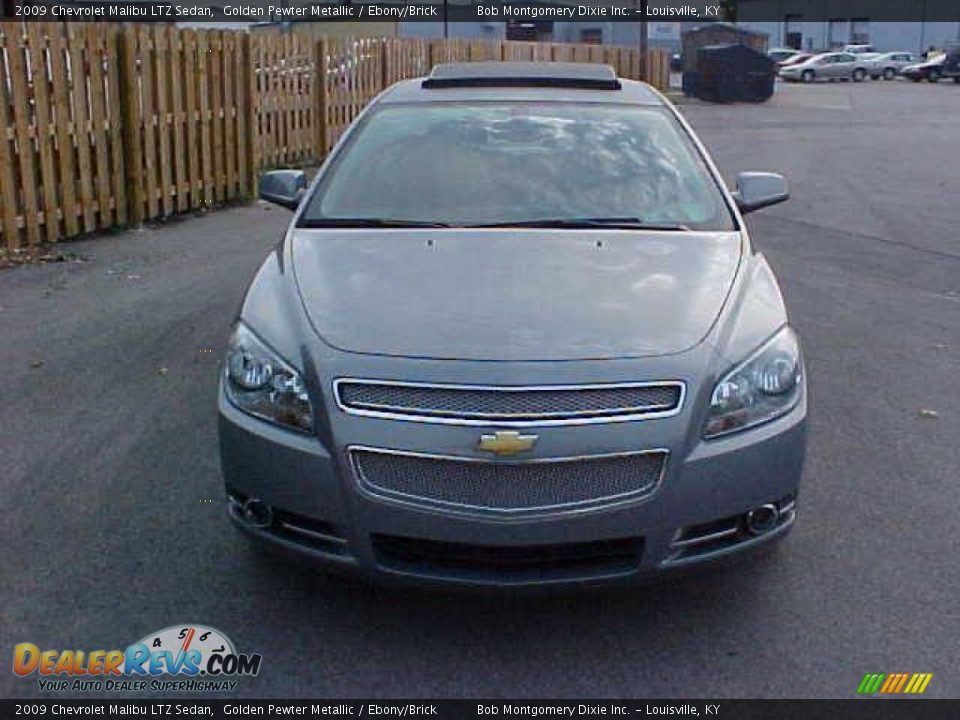 2009 Chevrolet Malibu LTZ Sedan Golden Pewter Metallic / Ebony/Brick Photo #2