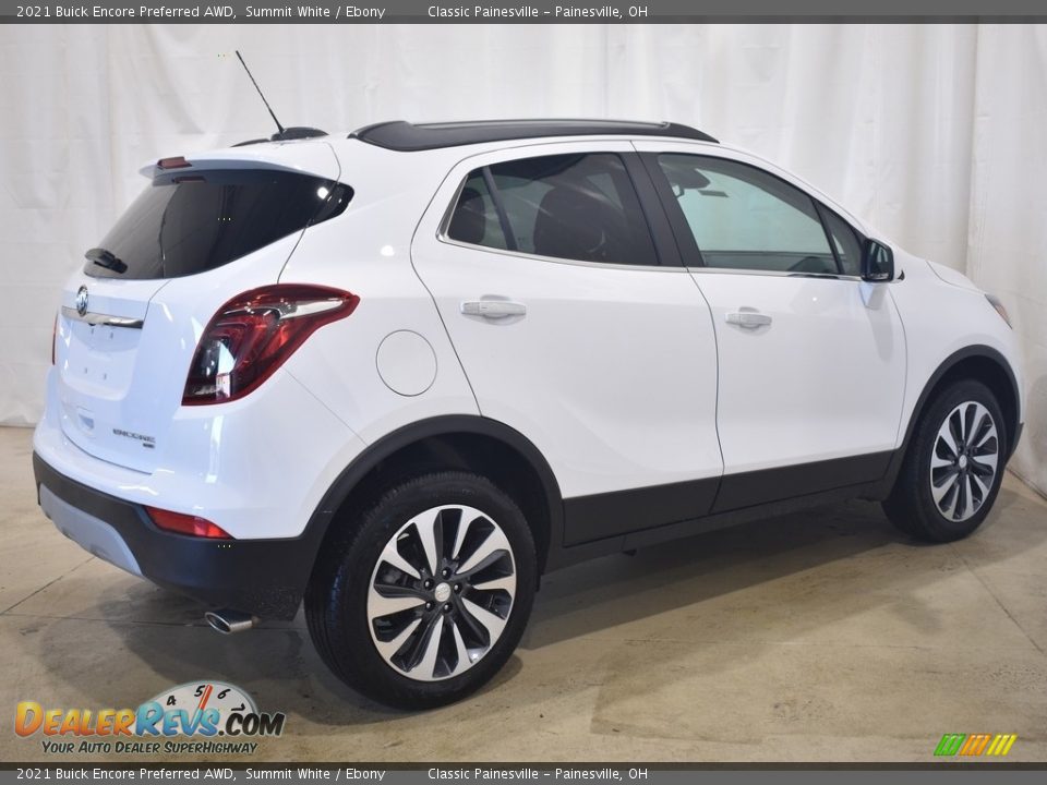 2021 Buick Encore Preferred AWD Summit White / Ebony Photo #2