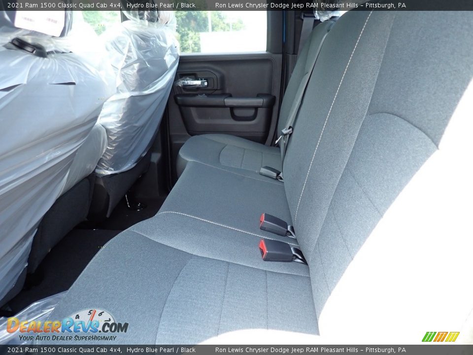 2021 Ram 1500 Classic Quad Cab 4x4 Hydro Blue Pearl / Black Photo #11