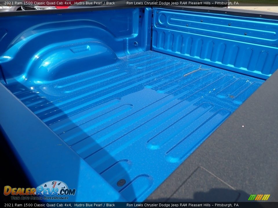 2021 Ram 1500 Classic Quad Cab 4x4 Hydro Blue Pearl / Black Photo #13