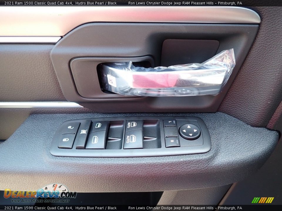 2021 Ram 1500 Classic Quad Cab 4x4 Hydro Blue Pearl / Black Photo #14