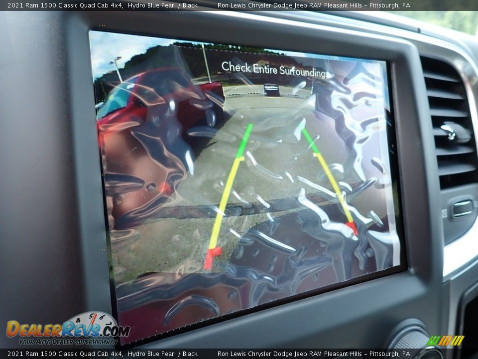 2021 Ram 1500 Classic Quad Cab 4x4 Hydro Blue Pearl / Black Photo #19