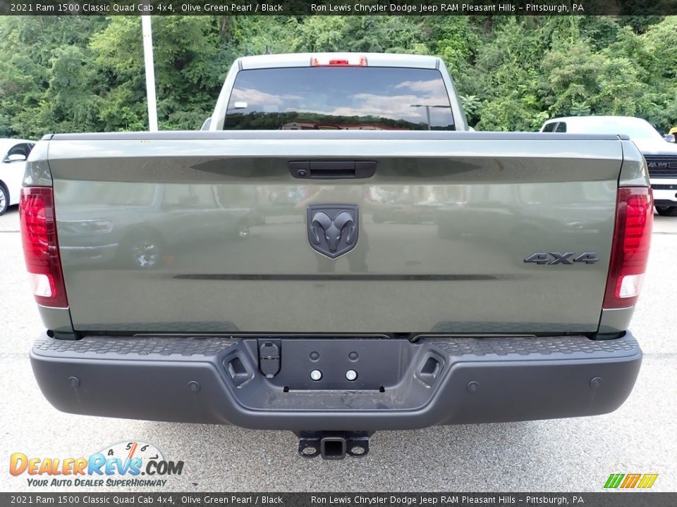 2021 Ram 1500 Classic Quad Cab 4x4 Olive Green Pearl / Black Photo #4