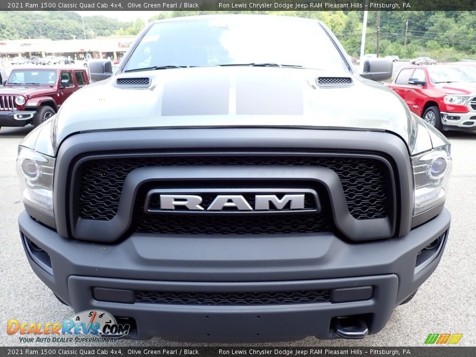 2021 Ram 1500 Classic Quad Cab 4x4 Olive Green Pearl / Black Photo #9