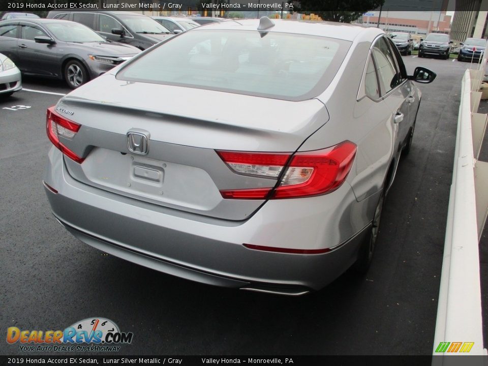 2019 Honda Accord EX Sedan Lunar Silver Metallic / Gray Photo #5