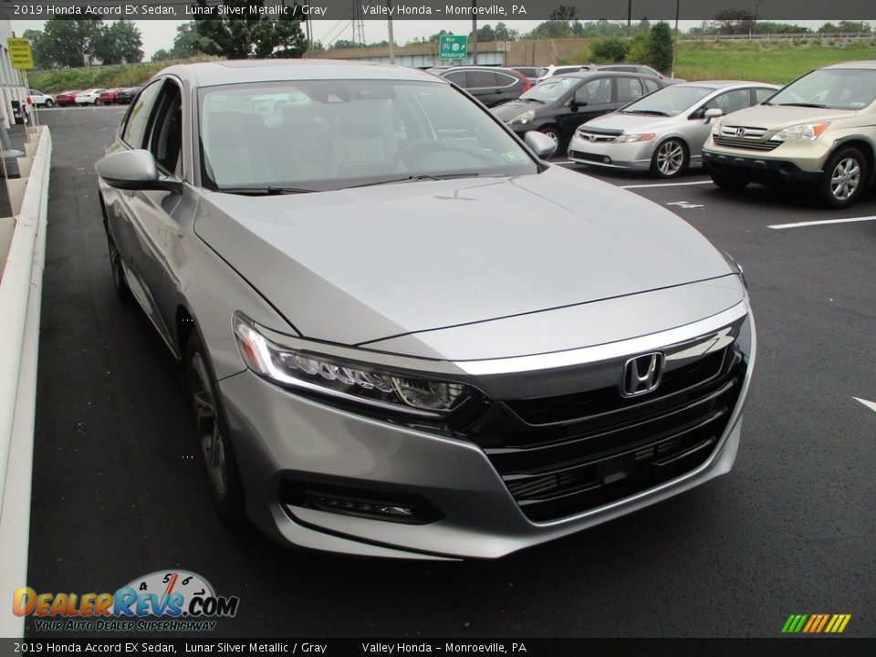 2019 Honda Accord EX Sedan Lunar Silver Metallic / Gray Photo #6