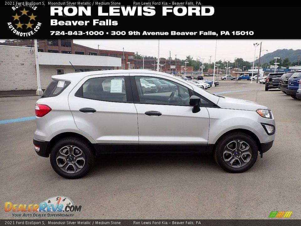2021 Ford EcoSport S Moondust Silver Metallic / Medium Stone Photo #1