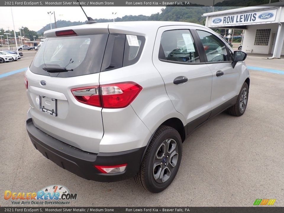 2021 Ford EcoSport S Moondust Silver Metallic / Medium Stone Photo #2