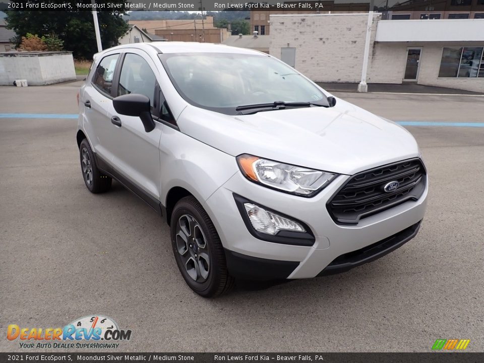 2021 Ford EcoSport S Moondust Silver Metallic / Medium Stone Photo #3