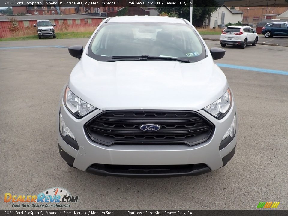 2021 Ford EcoSport S Moondust Silver Metallic / Medium Stone Photo #4