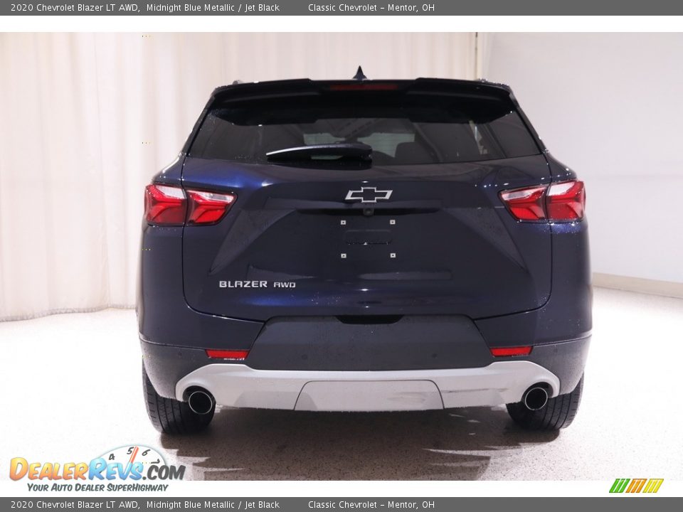 2020 Chevrolet Blazer LT AWD Midnight Blue Metallic / Jet Black Photo #16