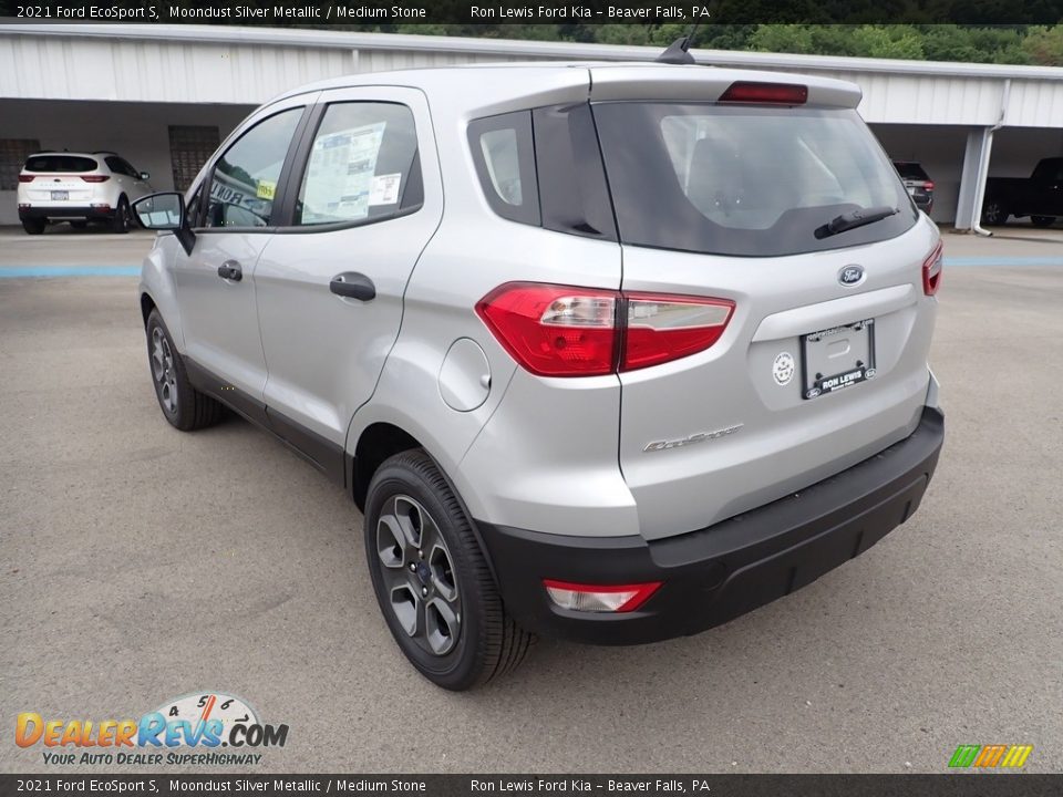 2021 Ford EcoSport S Moondust Silver Metallic / Medium Stone Photo #7