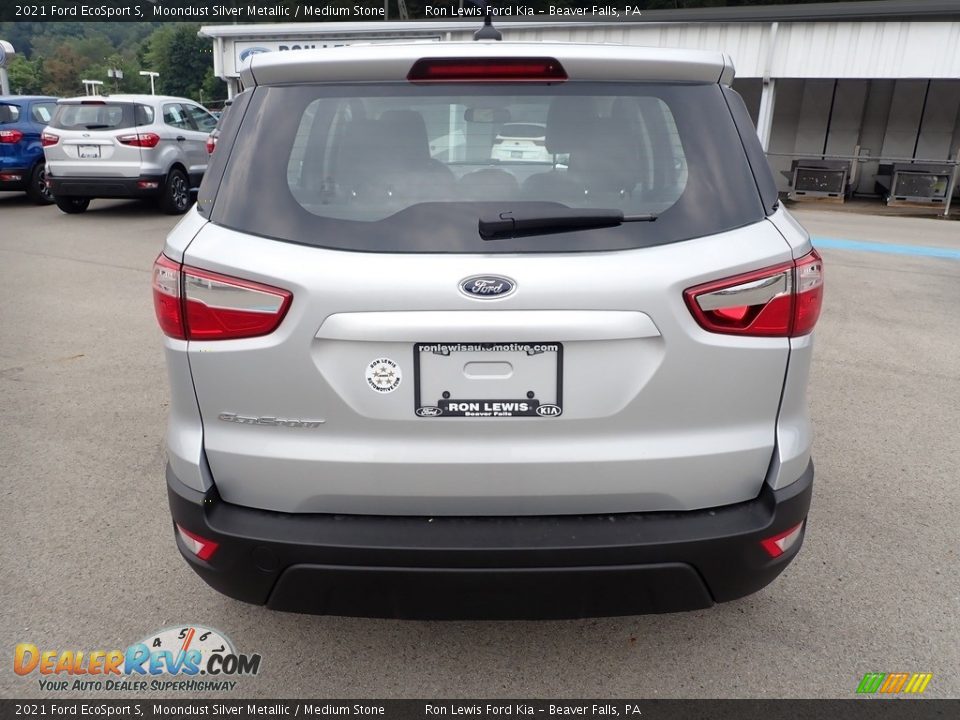 2021 Ford EcoSport S Moondust Silver Metallic / Medium Stone Photo #8