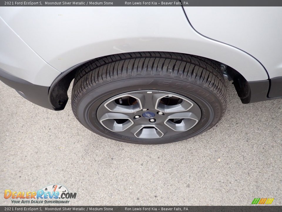 2021 Ford EcoSport S Moondust Silver Metallic / Medium Stone Photo #9