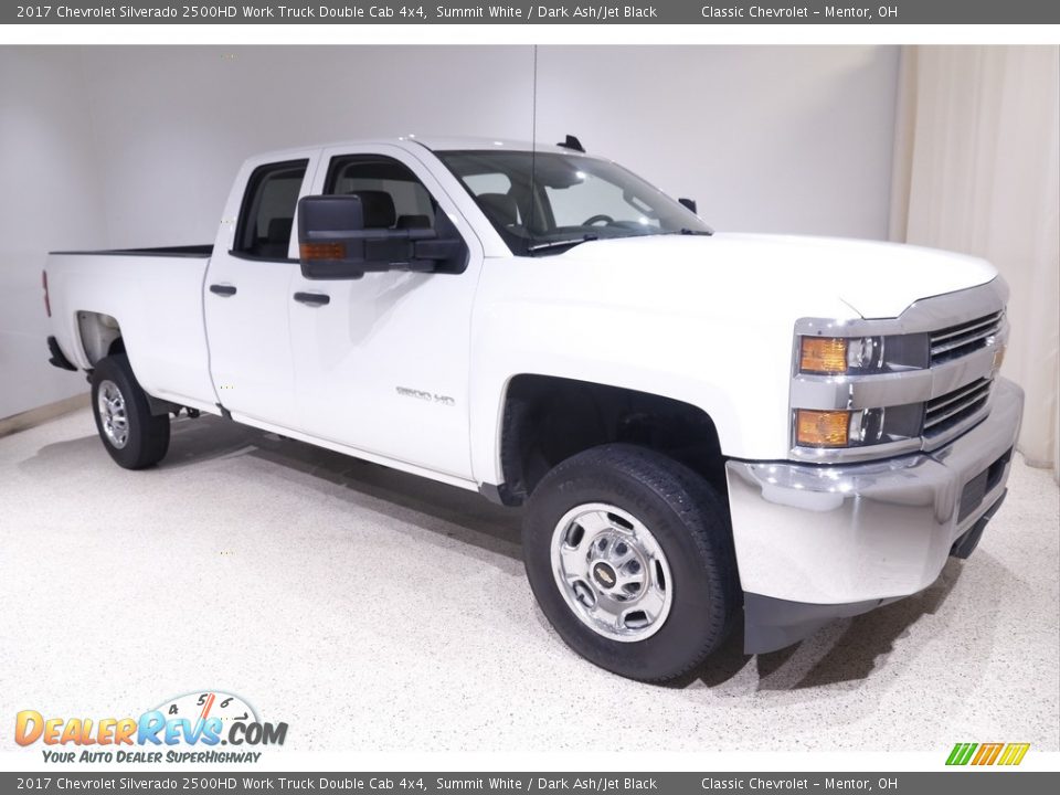 2017 Chevrolet Silverado 2500HD Work Truck Double Cab 4x4 Summit White / Dark Ash/Jet Black Photo #1