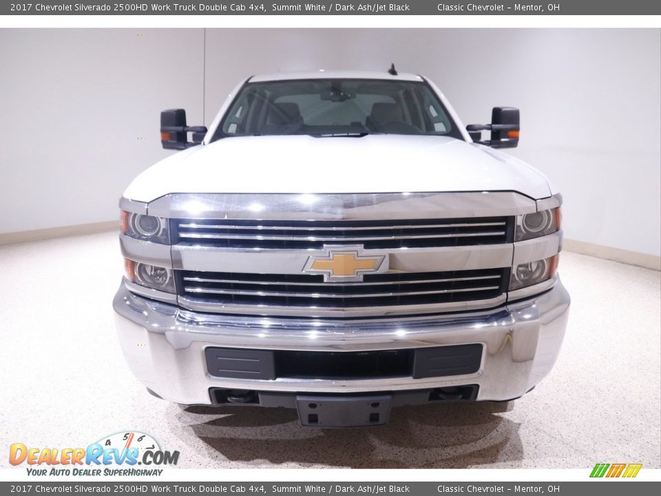 2017 Chevrolet Silverado 2500HD Work Truck Double Cab 4x4 Summit White / Dark Ash/Jet Black Photo #2