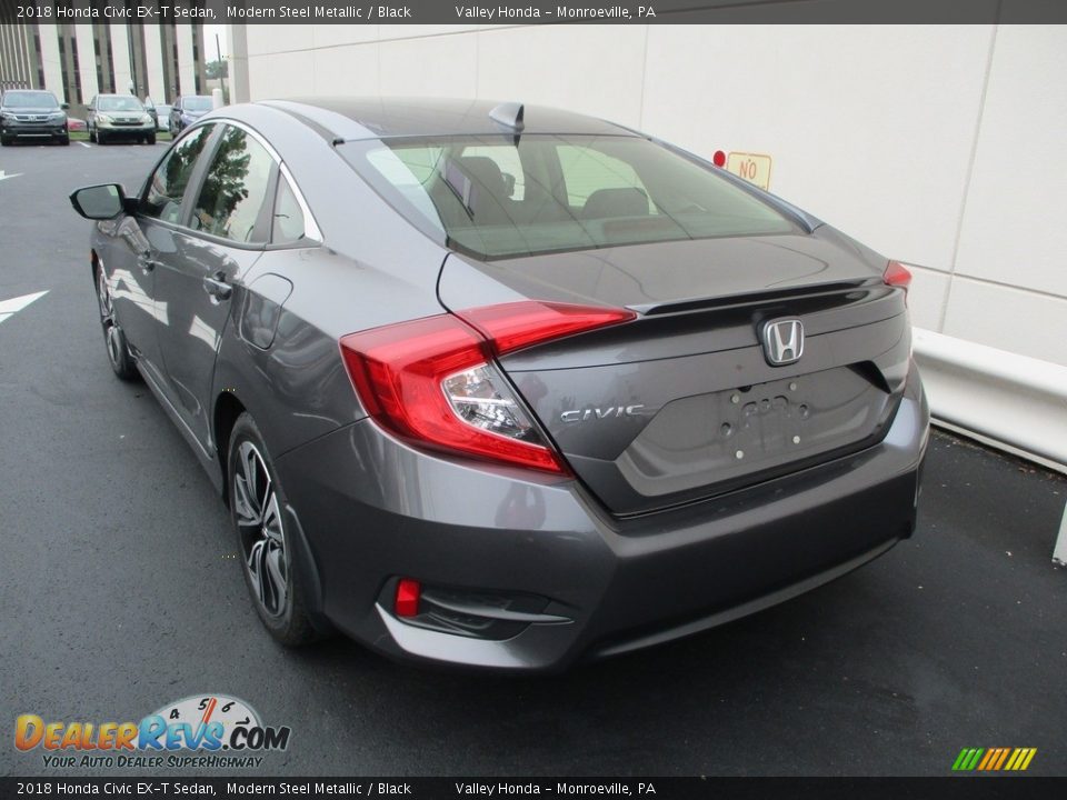 2018 Honda Civic EX-T Sedan Modern Steel Metallic / Black Photo #3