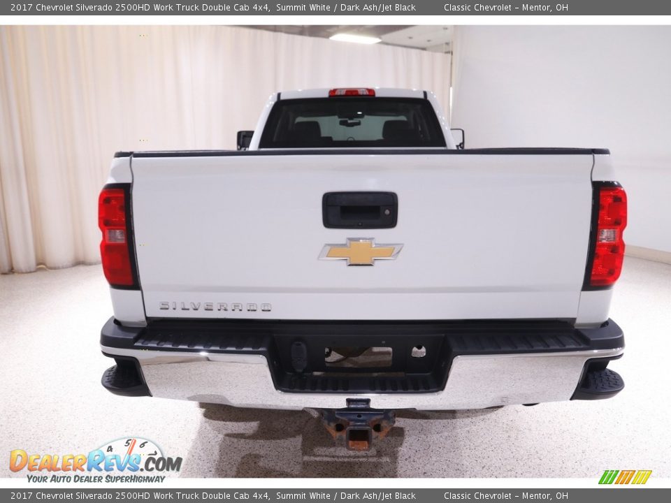 2017 Chevrolet Silverado 2500HD Work Truck Double Cab 4x4 Summit White / Dark Ash/Jet Black Photo #16