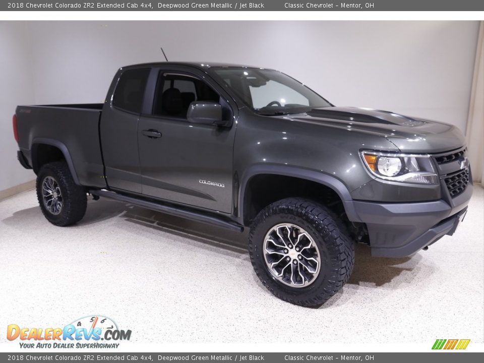 2018 Chevrolet Colorado ZR2 Extended Cab 4x4 Deepwood Green Metallic / Jet Black Photo #1