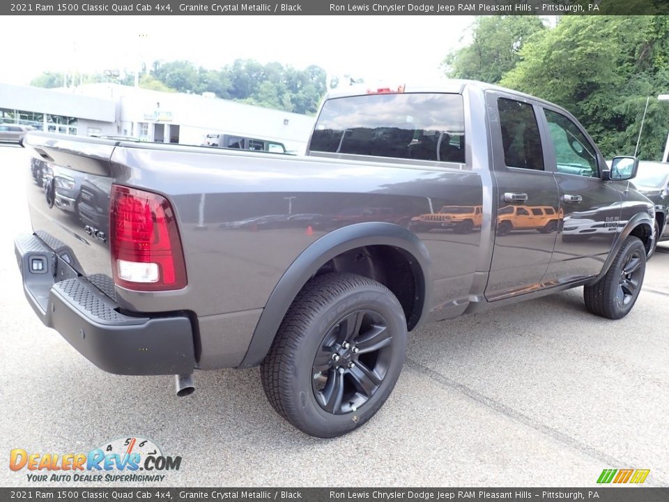 2021 Ram 1500 Classic Quad Cab 4x4 Granite Crystal Metallic / Black Photo #5