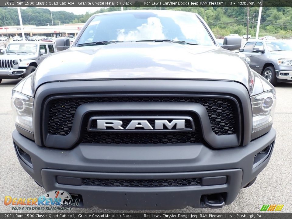 2021 Ram 1500 Classic Quad Cab 4x4 Granite Crystal Metallic / Black Photo #8