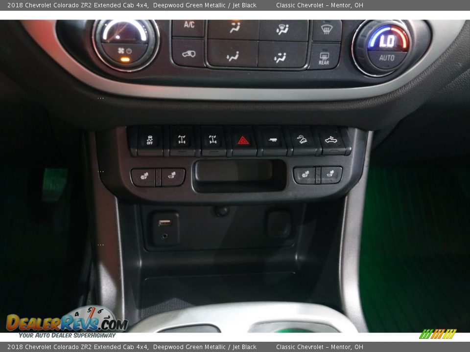 2018 Chevrolet Colorado ZR2 Extended Cab 4x4 Deepwood Green Metallic / Jet Black Photo #15